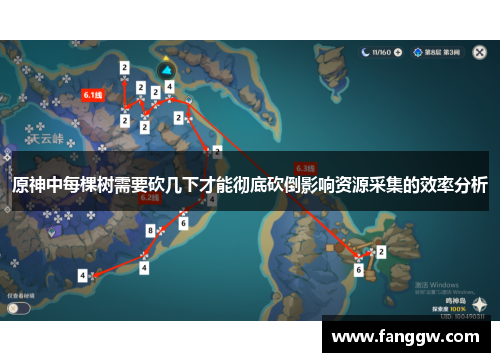 原神中每棵树需要砍几下才能彻底砍倒影响资源采集的效率分析